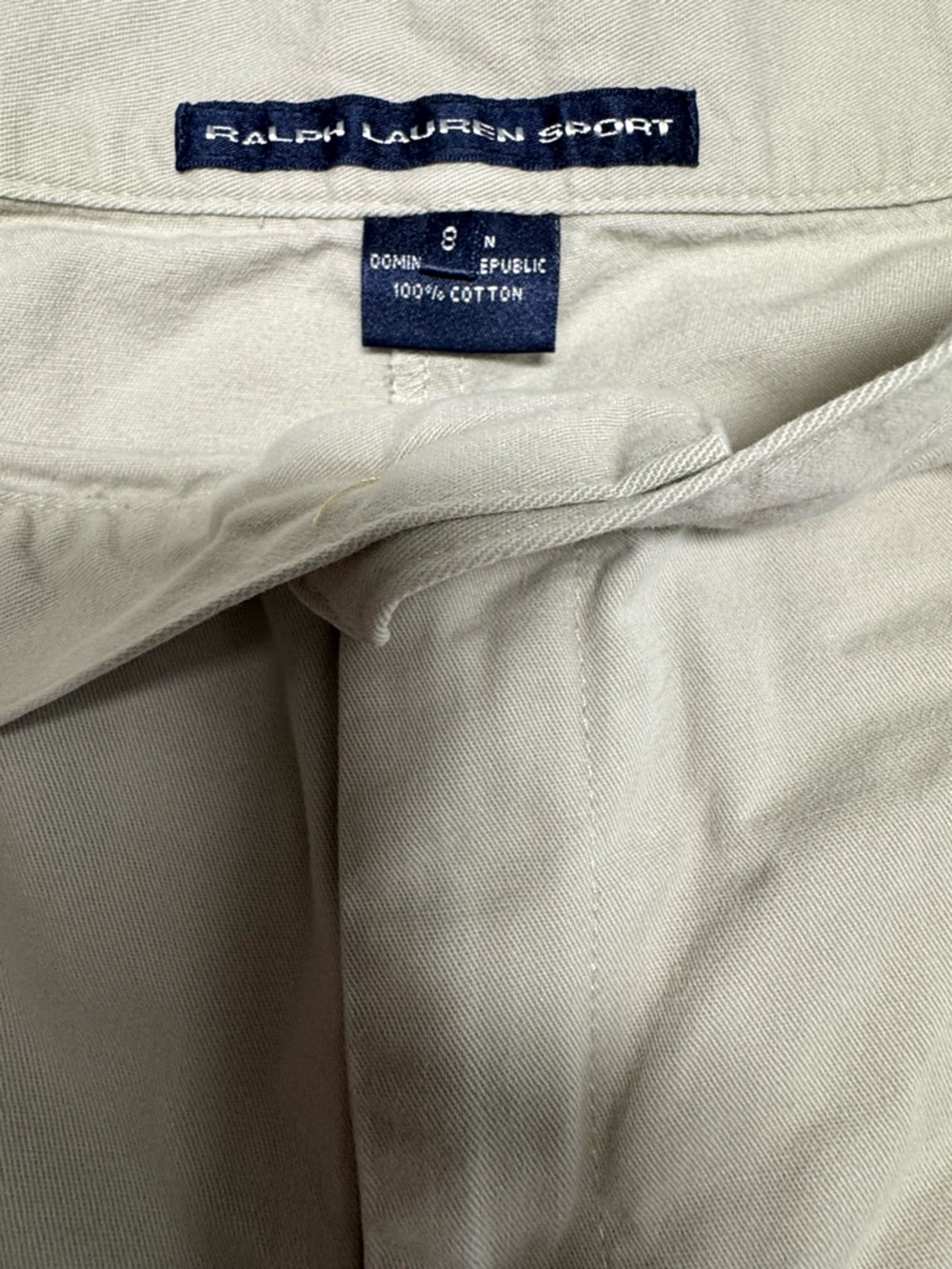 Ralph Lauren Sport Cotton Chino Shorts - Beige - Picture 3 of 3